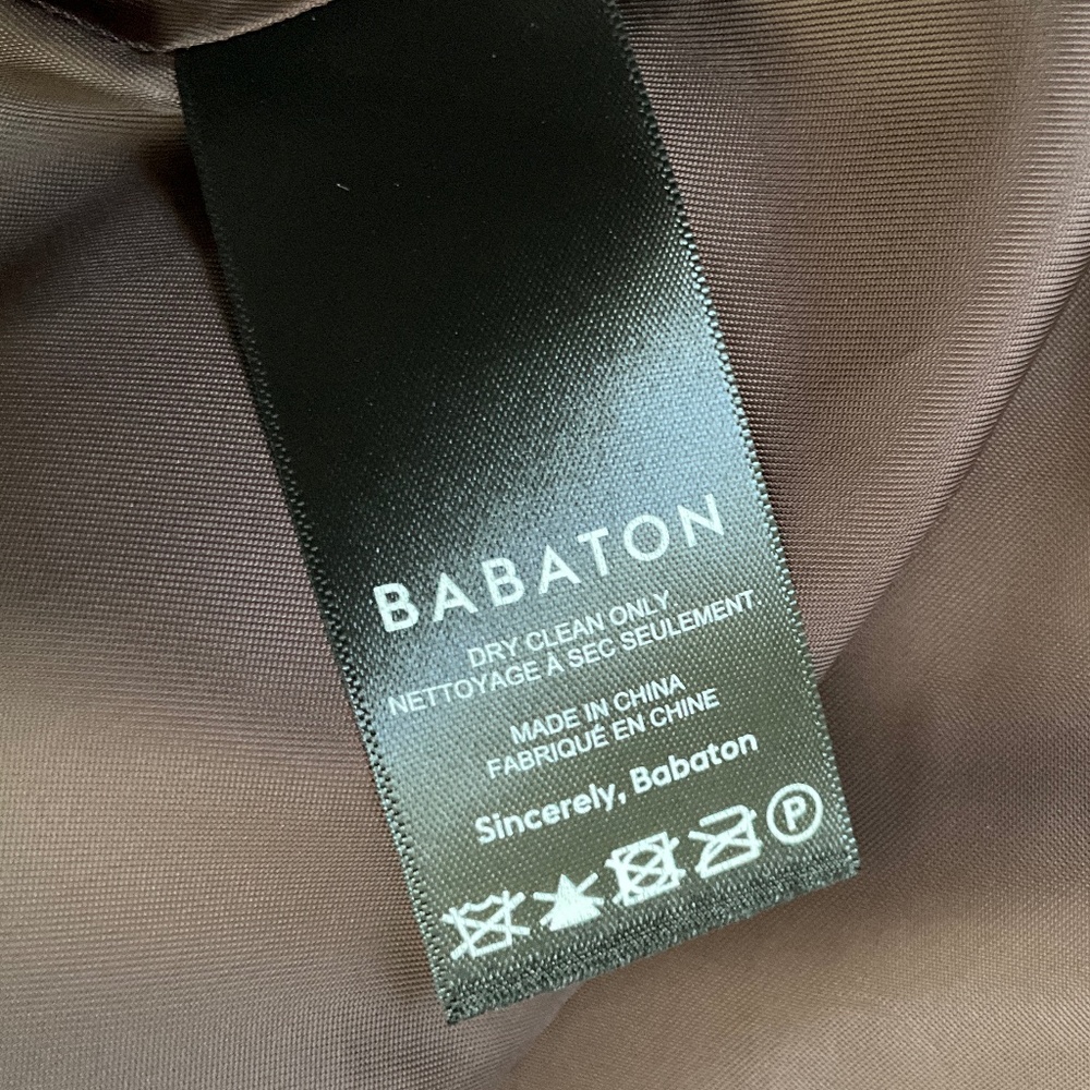 NWT ARITZIA Babaton New Agency Millie Blazer Brown Black XS - Picture 5 of 14
